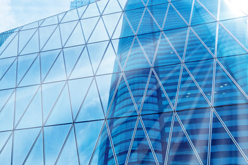 Modern office buildings