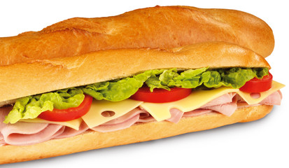 HAM AND CHEESE BAGUETTE