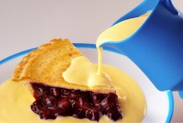 CHERRY PIE AND CUSTARD