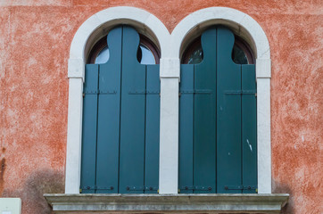 The best windows in the beautiful city of Venice