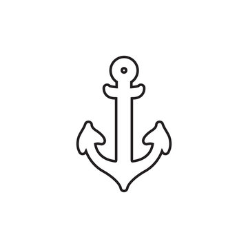 Anchor icon vector image