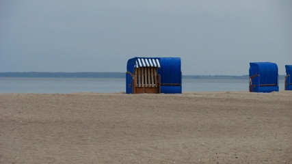 Strandkörbe am Ostseestrand