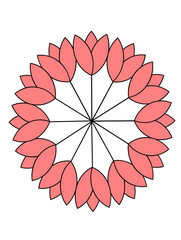 Lotus Based Geometric Pattern