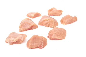 Raw chicken fillet