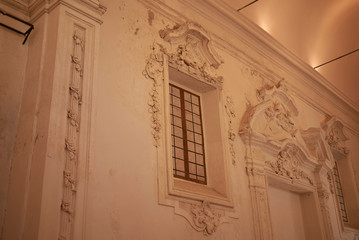 Palermo, Italy - September 06, 2018 : View of the crypt of saint Euno and Saint Giuliano church