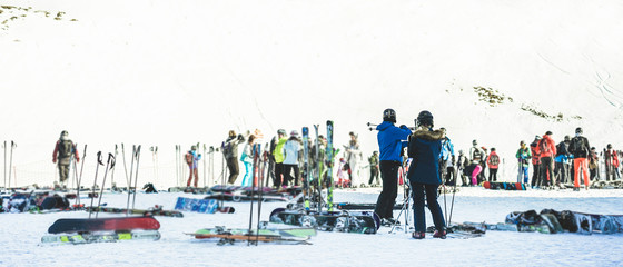 Station de ski et de snowboard pour les vacances d& 39 hiver