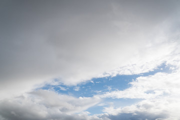 White clouds on a blue sky 