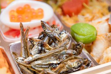 おせち料理クローズアップ / 日本の伝統文化