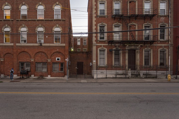 Between two brick buildings © Richard