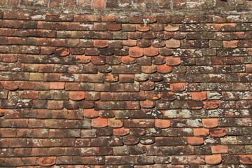 historisches Ziegeldach in Österreich