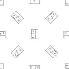 Shower bath cabine pattern seamless vector repeat geometric for any web design