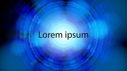 abstract technology background speed internet connection,blue circle technology