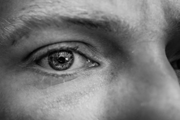Fototapeta premium closeup of an eye