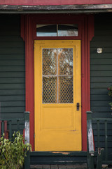 Obraz premium colorful wooden door old