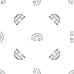 Igloo pattern seamless vector repeat geometric for any web design