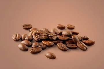 Roasted coffee beans background