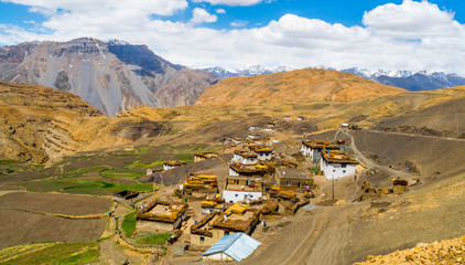 Hikkim - village in lahaul spiti valley © mrinal
