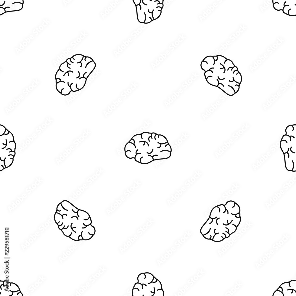 Poster brainstorming pattern seamless vector repeat geometric for any web design