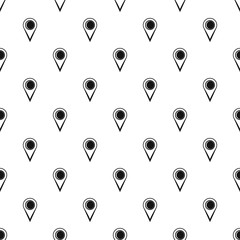 Location mark pattern seamless vector repeat geometric for any web design