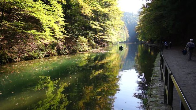 Nationalpark S&auml;chsische Schweiz - Amselsee im Herbst