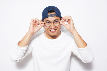 Young Man Wearing Eyeglasses