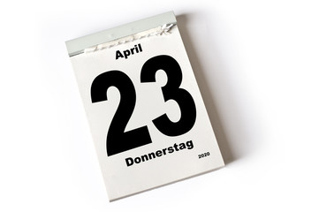 23. April 2020