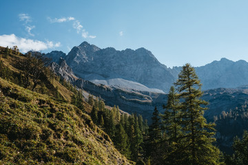 Fototapeta premium Alpine landscape in Tyrol, Austria (Karwendel)