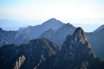 Huangshan yellow mountain in Anhui, China, unesco world heritage