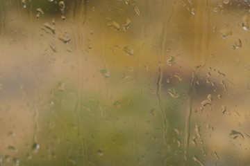Rain on the window
