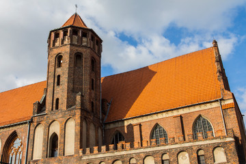 Fototapeta premium Historic building in the Old Town of Gdansk. Poland
