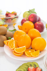 fresh oranges healthy fruit