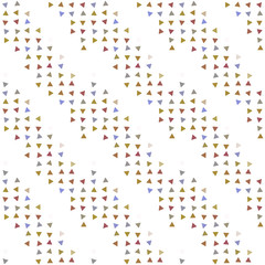 Abstract seamless pattern background with multi-colored varied triangles.