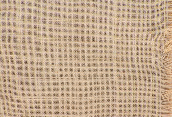 Plakat Brown Burlap background and texture