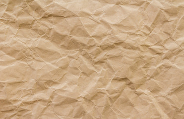 Brown wrinkle recycle paper background
