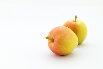 apple on a white background