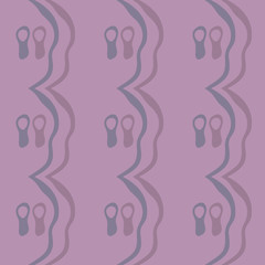 Seamless pattern background with multi-colored wavy lines.