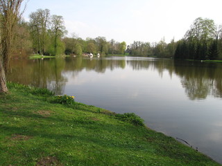 Teich im Schlosspark Schloss Schwetzingen