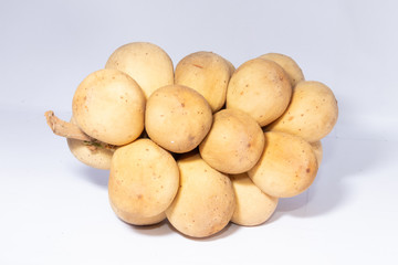 Wollongong sweet fruit Fresh from the tree, on white background