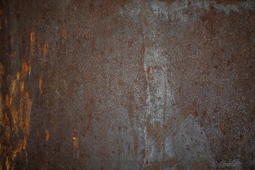 Rusty old metal texture background.