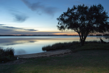 Fototapeta na wymiar Bunbury Landscape Australind after sunset