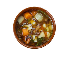 Mushroom yushka soup