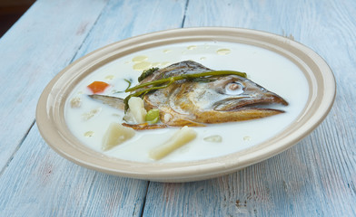 Norwegian salmon soup