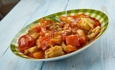 Fish paprikash