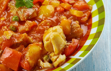 Fish paprikash