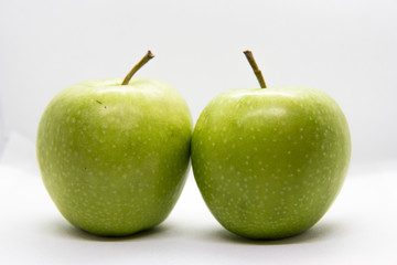 two green Apple