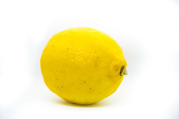one yellow lemon