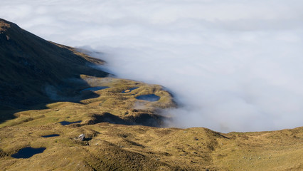 Landscape clouds contrast