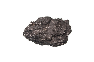 coal isolated on white background