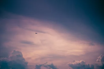 natural background with airspace and dramatic sky