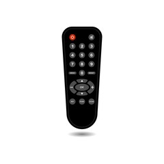 Television remote control vector illustration.